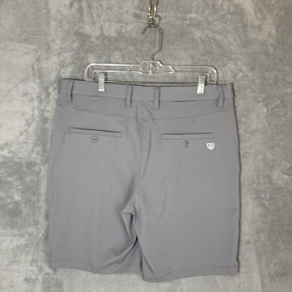 NWT Graham Luxe Shorts Mens Size 36 Trace Gray Performance Soft Stretch Golf - Picture 5 of 12
